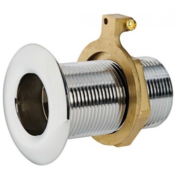 Brass threaded skin fitting